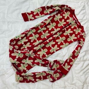 Gymboree gingerbread footie pjs | size 3T